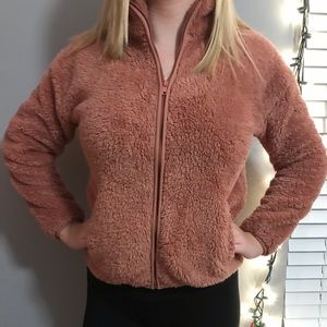 Faux Fur Pink Jacket